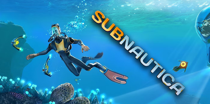 2. Subnautica là game sinh tồn lấy bối cảnh hành tinh đại dương ngoài vũ trụ, nơi người chơi phải tìm cách sống sót sau vụ tai nạn tàu không gian.