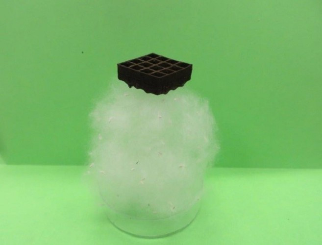 Cuối cùng, oxy được tách khỏi vật liệu bằng nhiệt để thu được graphene aerogel thuần khiết.