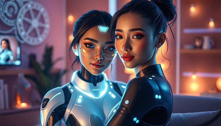 Một số ý kiến lo ngại việc tạo ra hình mẫu "bạn gái hoàn hảo" có thể vô tình làm lu mờ giá trị phụ nữ thật.