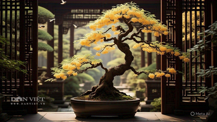 Nhiều người giàu trồng cây cảnh mộc hương trước cổng nhà, sân trước để mang may mắn, tài lộc đến cho gia đình. Theo phong thủy, mọi người nên trồng 2 cây đối xứng trước cửa nhà, tượng trưng cho tài lộc dồi dào, viên mãn.