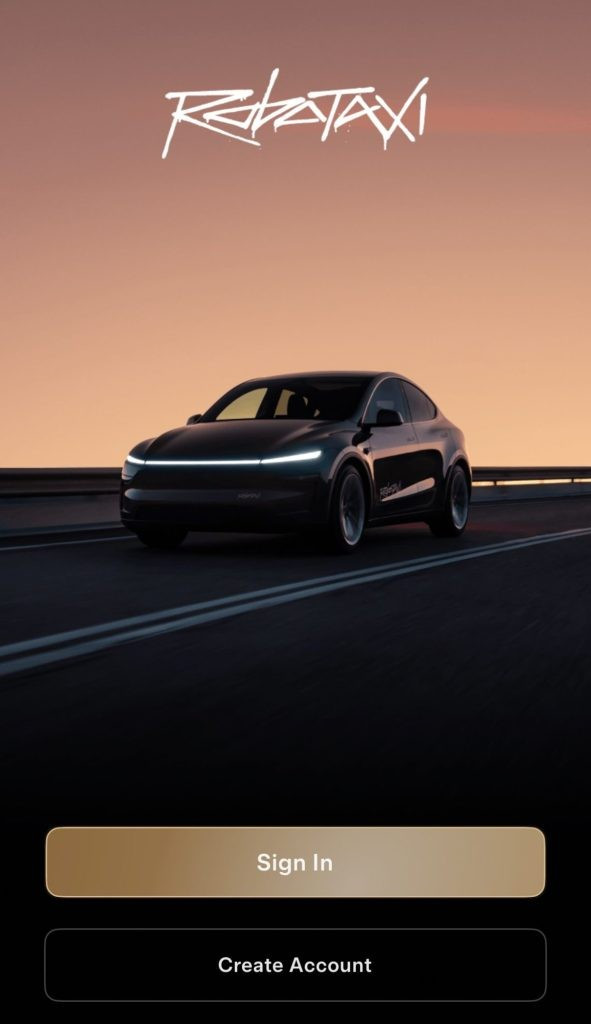 Người dùng gọi xe qua ứng dụng Tesla với giao diện đơn giản, dễ dùng.