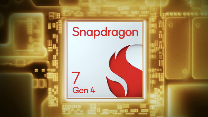 Hiệu năng từ chip Snapdragon 7 Gen 4 đủ mượt cho tác vụ hàng ngày và game phổ biến.