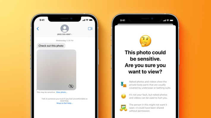 Công cụ Communication Safety cũng sẽ can thiệp nếu phát hiện ảnh khỏa thân trong video call FaceTime.
