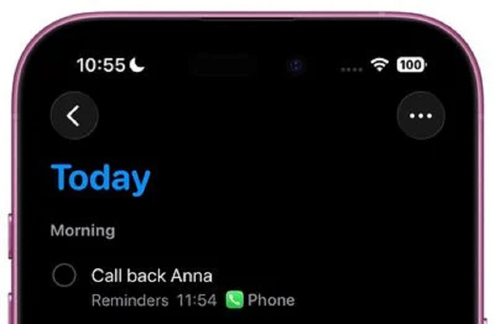 Apple cung cấp sẵn nhiều tùy chọn như nhắc sau 1 giờ, vào buổi tối, hoặc hẹn thời gian tùy chỉnh.