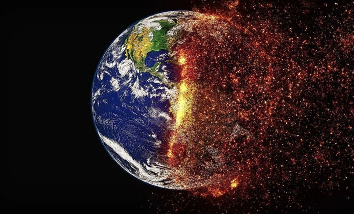 NASA cùng các nhà khoa học Nhật Bản vừa xác định thời điểm sự sống trên Trái Đất sẽ tuyệt diệt do Mặt Trời nóng lên quá mức. (Ảnh: The Daily Galaxy)