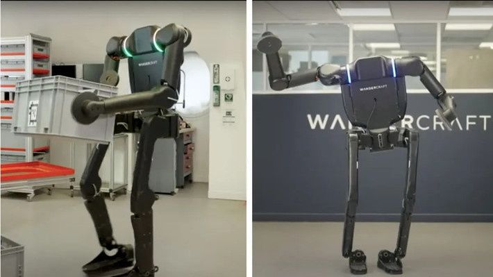 Thay vì tay, robot sử dụng bộ kẹp dạng tấm tròn phẳng, linh hoạt để nhấc thùng hàng và vật liệu.(Ảnh:Interesting Engineering)