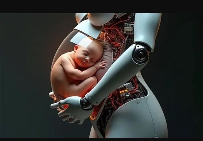 Nhiều tờ báo quốc tế như Newsweek hay The Economic Times dẫn nguồn và khẳng định robot này có thể mang thai đến sinh nở. (Ảnh: tasnimnews)