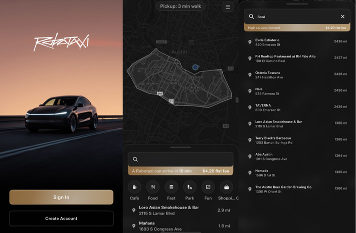Tesla Robotaxi bắt đầu đón khách thử nghiệm công khai tại Austin, Texas.