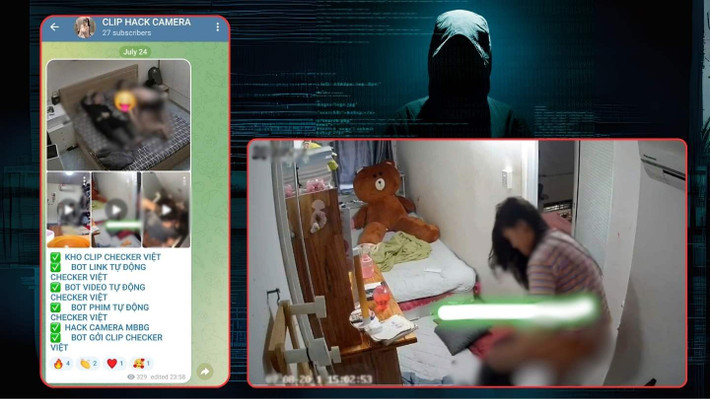 Một số vụ hack camera đã khiến clip sinh hoạt gia đình bị phát tán trong các hội nhóm kín trên mạng xã hội.