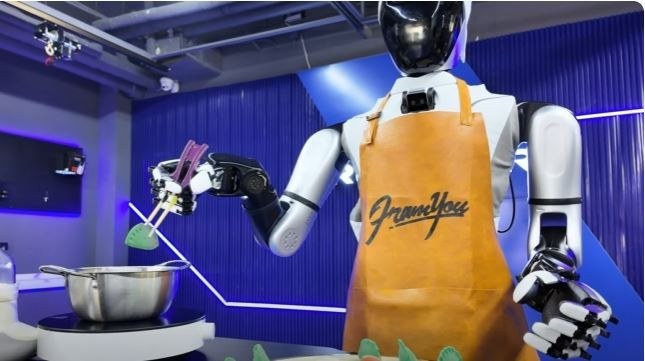 XHAND1 còn tương thích với Apple Vision Pro, hỗ trợ điều khiển robot trong môi trường ảo.(Ảnh: Robotic Gizmos)
