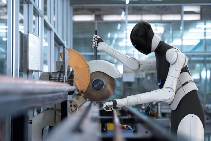 Robot này có thể tự động phản ứng với con người, cảm nhận va chạm và thích nghi với môi trường làm việc khắc nghiệt của ngành đóng tàu.