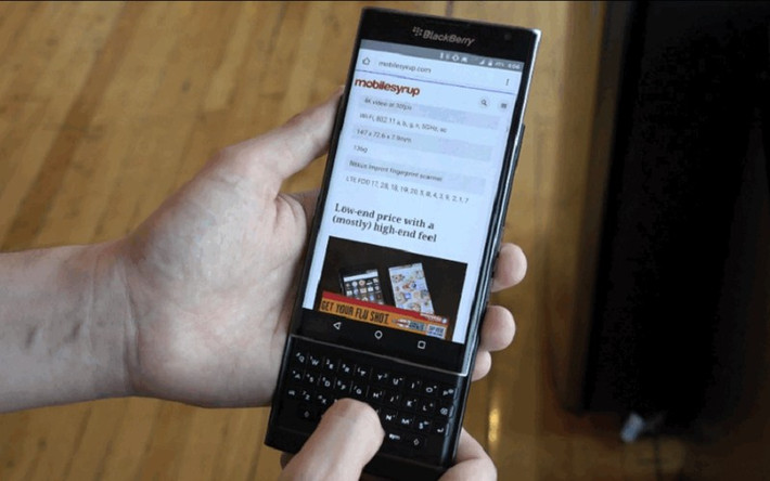 BlackBerry Priv ra mắt cuối năm 2015 với kỳ vọng cứu vãn thị phần đang sụt giảm của hãng.