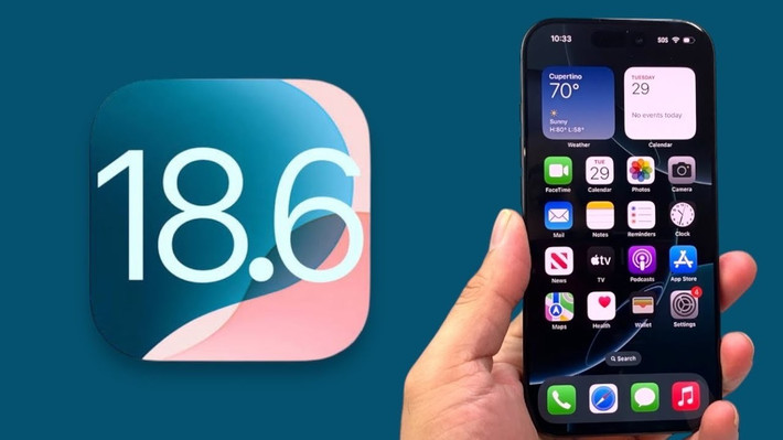 iOS 18.6 vừa được Apple phát hành nhằm vá lỗi và tăng cường bảo mật.
