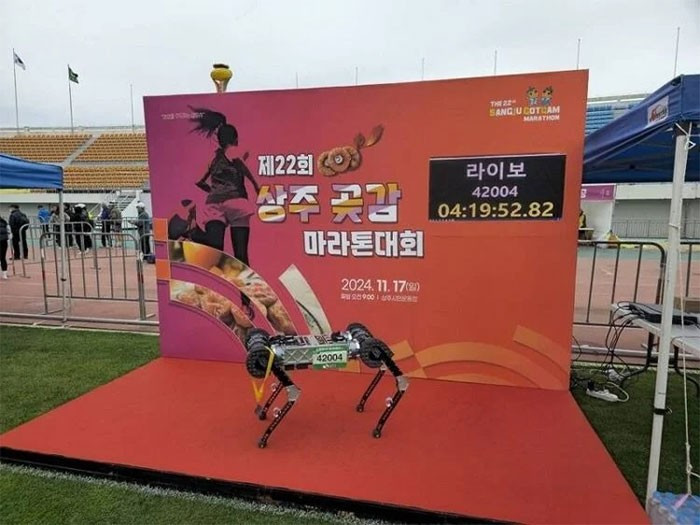 Laibo 2 là robot bốn chân do Giáo sư Hwangbo Je-min và nhóm tại Viện KAIST phát triển, tối ưu hóa cho sức bền và tiết kiệm năng lượng.(Ảnh: Oddity Central)