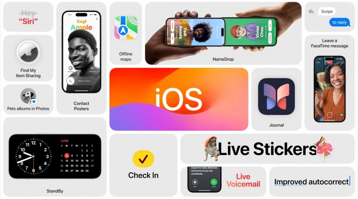 Soi tính năng nổi bật nhất trên iOS 17 Apple vừa ra mắt