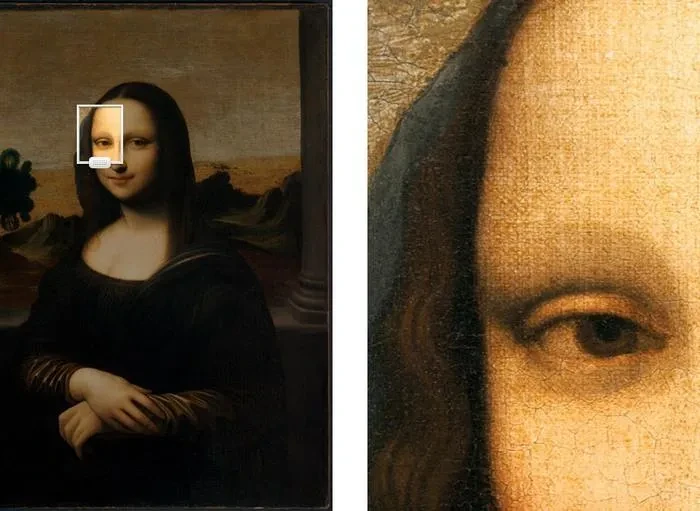 Phóng đại bức tranh Mona Lisa 400 lần, sự thật bất ngờ lộ diện