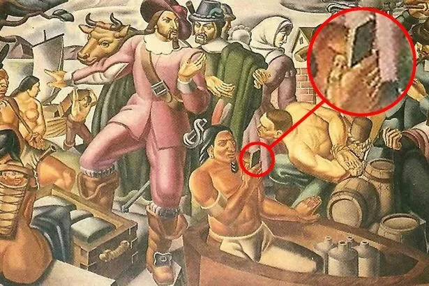 Phóng to tranh cổ từ thế kỷ trước, phát hiện chi tiết rùng mình