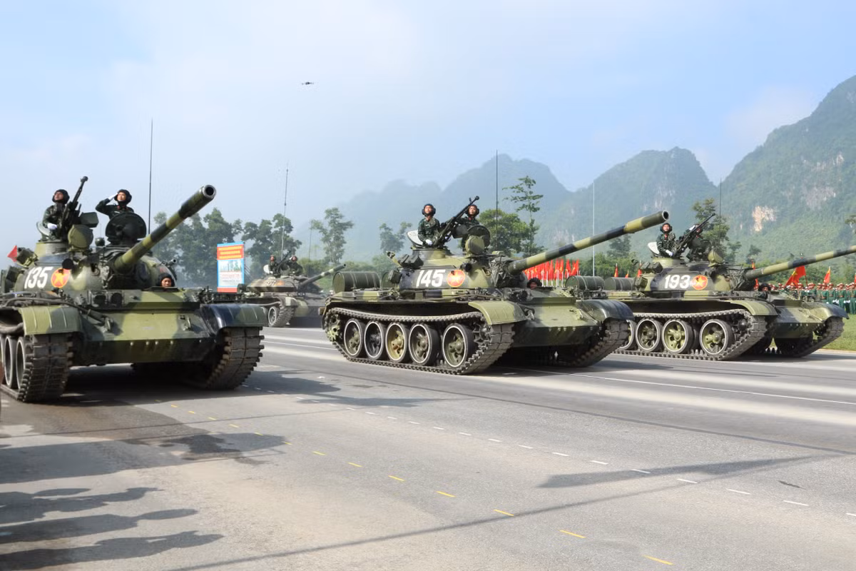 Khối các loại xe thiết giáp hiện đang có trong biên chế.