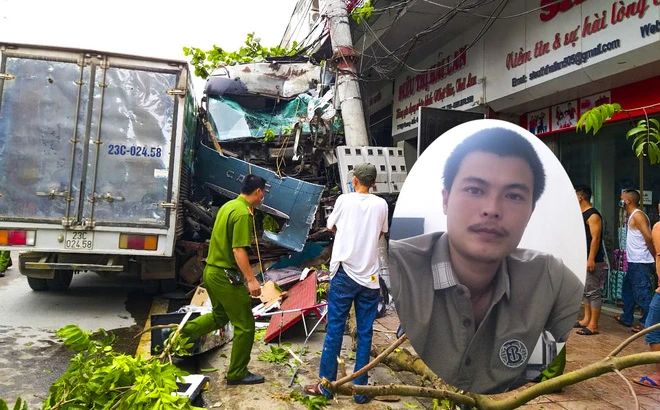 Tài xế container đánh lái cứu 2 người, tông vào nhiều nhà dân nói gì?