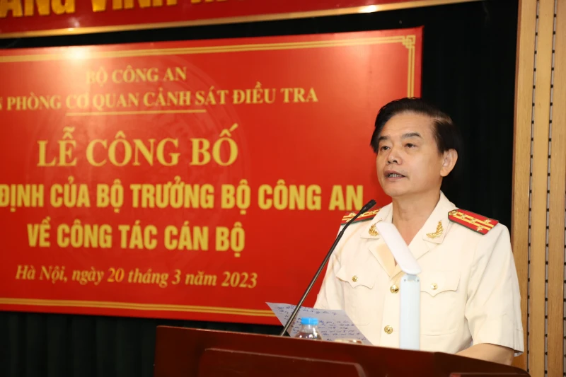 Chân dung tân Phó Chánh văn phòng Cơ quan Cảnh sát điều tra Bộ Công an
