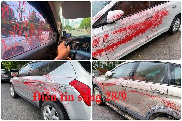 Điểm tin sáng 28/7: Hàng loạt ô tô bị tạt sơn ở Hà Nội