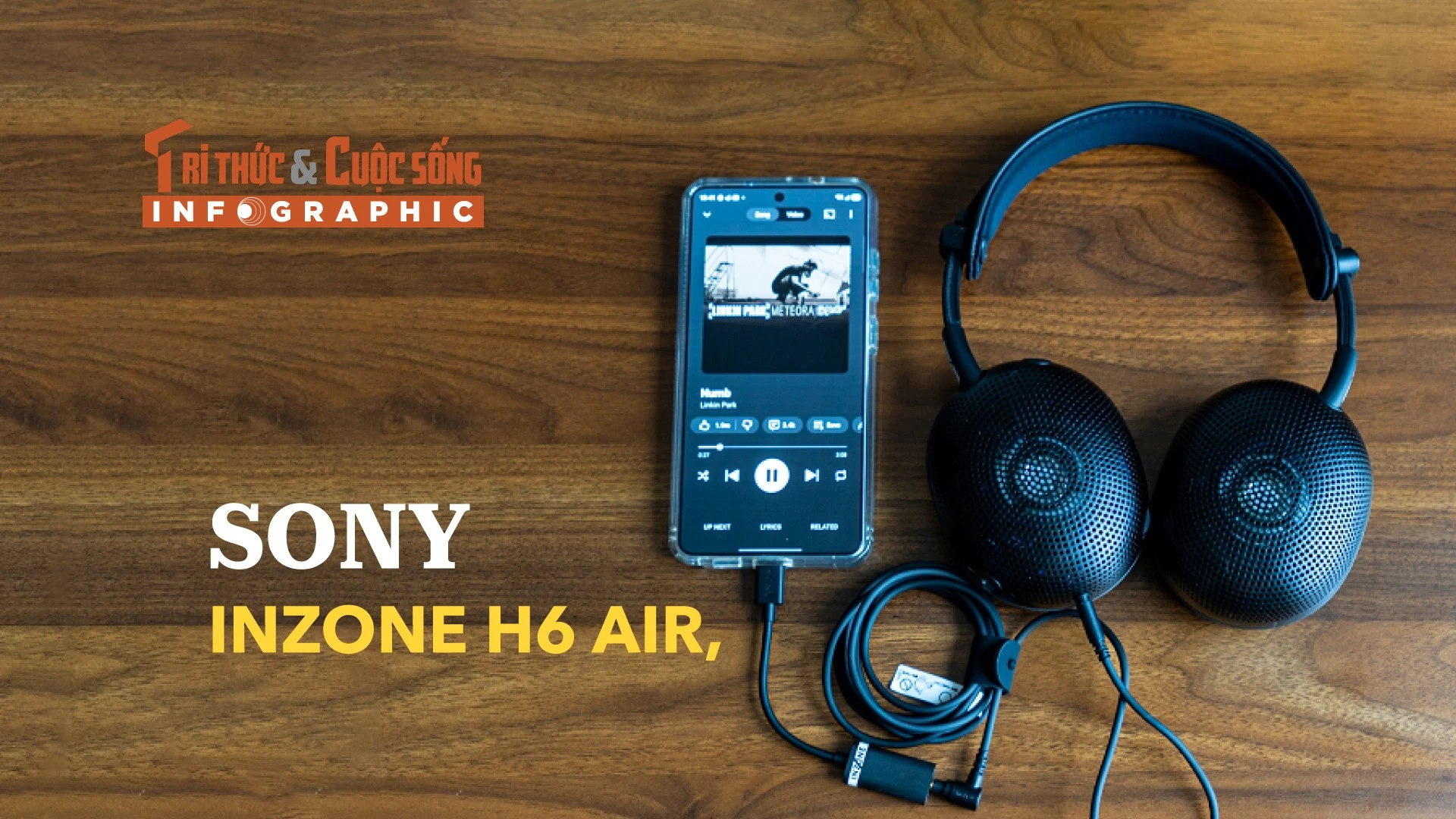 [INFOGRAPHIC] Sony Inzone H6 Air, nghe game hay cả nghe nhạc