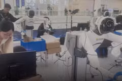 Bên trong “vườn ươm robot” Trung Quốc huấn luyện bằng AI
