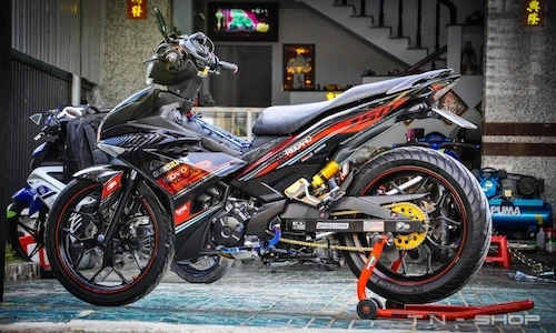 Dân chơi miền Tây độ Yamaha Exciter 150 “full đồ hiệu”