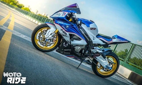 Dân chơi Sài Gòn chi trăm triệu độ môtô BMW S1000RR