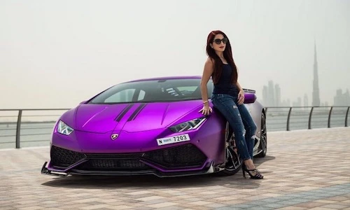 Nữ đại gia “chịu chơi” sắm Lamborghini Huracan độ