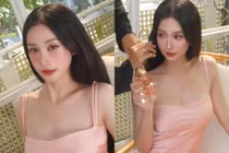 Jun Vũ 'gây thương nhớ' với vẻ đẹp tựa nàng thơ trong váy lụa mỏng manh