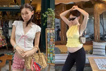 Hot girl Ly Phạm khoe bụng bầu lùm lùm vẫn cực "slay"