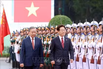 Tổng Bí thư, Chủ tịch nước Tô Lâm chủ trì Lễ đón Tổng thống Hàn Quốc
