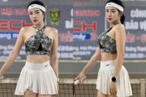 'Nữ thần chạy bộ' Loan Barbie khoe dáng trên sân pickleball hút ánh nhìn