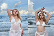 Hot girl ngoại cỡ gợi ý trang phục đi biển cho nàng mũm mĩm