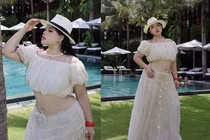 Hot girl ngoại cỡ “đốt cháy” mùa hè với outfit khoe eo