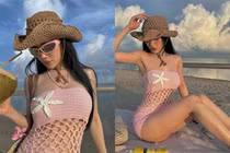 Sĩ Thanh khiến fan khó rời mắt với thiết kế “lưới đánh cá”