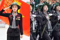 "Nữ du kích miền Nam" vinh dự 3 lần tham gia diễu binh gây sốt mạng