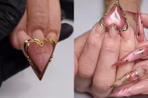 Cận cảnh bộ nail Valentine độc lạ hút 2,7 triệu lượt xem