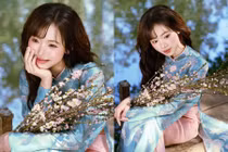 Ngắm ‘nàng thơ du học sinh’ Meichan trong tà áo dài giữa non nước Ninh Bình