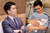 Đại thiếu gia nhà bầu Hiển bất ngờ khoe lên chức bố lần 3