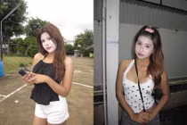 Hot girl khiến netizen phát hoảng với lối trang điểm ‘trắng phớ’