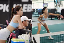 Em Kim pickleball khoe dáng 'cực chiến' trên sân chiếm trọn spotlight