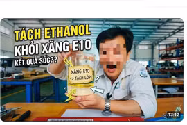 [VIDEO] Chuyên gia cảnh báo nguy cơ chết máy khi tự tách ethanol khỏi xăng E10