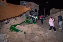 Hiện trường động đất mạnh ở Peru, nhiều người thương vong