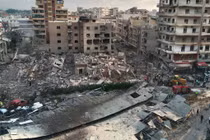 [GALLERY] Bệnh viện ở Lebanon hư hại nặng sau đòn không kích của Israel