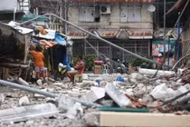 Cảnh tan hoang sau thảm họa động đất ở Philippines
