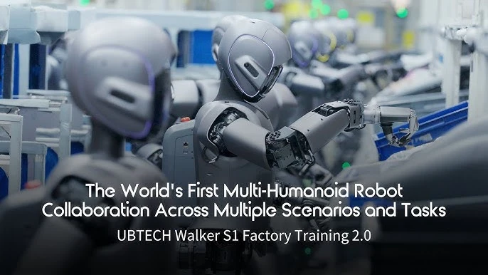 Kinh ngạc hàng chục robot hình người làm việc như phim viễn tưởng