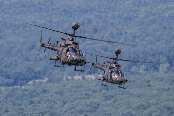 30 trực thăng trinh sát OH-58D Mỹ tạm biệt bầu trời