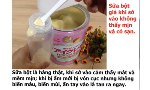 Cách phân biệt sữa bột giả và thật đơn giản, chính xác